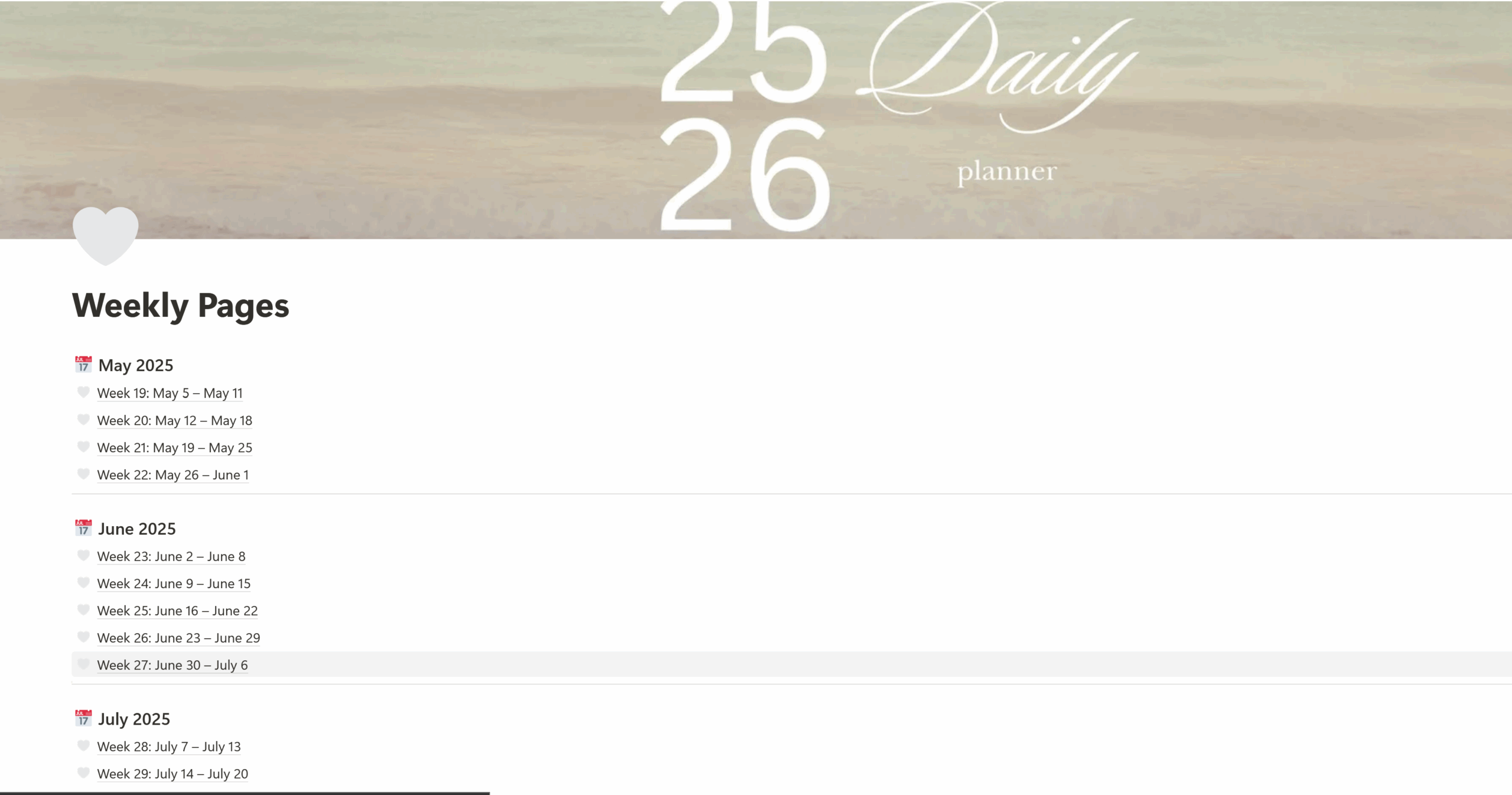 Comprehensive 25/26 Notion Daily Planner Bundle - Image 4